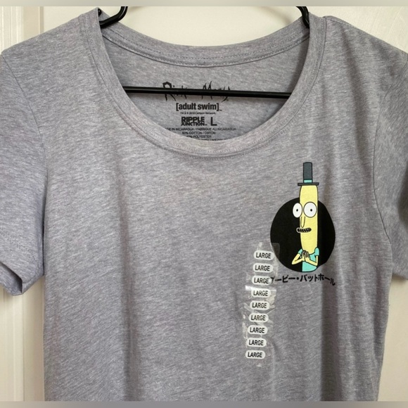 •NEW•Ripple Junction Rick and Morty [Adult Swim] Graphic Short Sleeve Tee Shirt - Picture 4 of 6